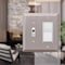 Amerelle Wall Plate, Number of Gangs: 2 Steel, Brushed Nickel Finish, Gray 163TRBN - alternate 2